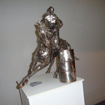 Mini Escultura Prova do Tambor - À VENDA Ze Vasconcellos Metal SculpturesZe Vasconcellos Metal Sculptures - Metal Sculptures - Campinas - São Paulo - Brasil