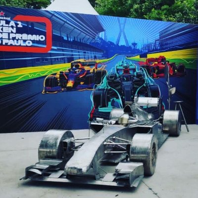 Fórmula 1- Inox - Ze Vasconcellos Metal SculpturesZe Vasconcellos Metal Sculptures - Metal Sculptures - Campinas - São Paulo - Brasil