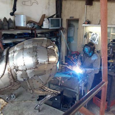 Prova do tambor - Confecção Ze Vasconcellos Metal SculpturesZe Vasconcellos Metal Sculptures - Metal Sculptures - Campinas - São Paulo - Brasil