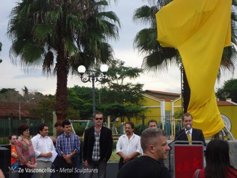 Inauguração Monumento 100 anos de Guaxupé Ze Vasconcellos Metal Sculptures - Ze Vasconcellos Metal Sculptures - Metal Sculptures - Campinas - São Paulo - Brasil - 5