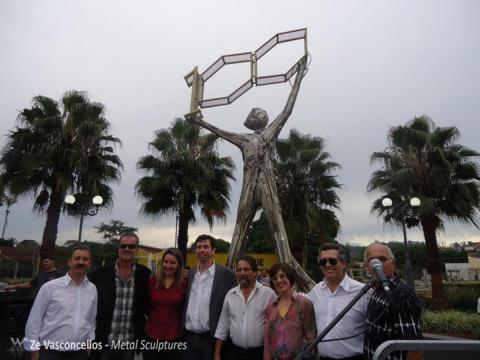 Inauguração Monumento 100 anos de Guaxupé Ze Vasconcellos Metal Sculptures - Ze Vasconcellos Metal Sculptures - Metal Sculptures - Campinas - São Paulo - Brasil - 4