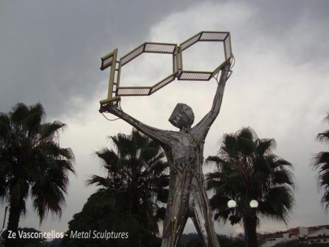 Inauguração Monumento 100 anos de Guaxupé Ze Vasconcellos Metal Sculptures - Ze Vasconcellos Metal Sculptures - Metal Sculptures - Campinas - São Paulo - Brasil - 10