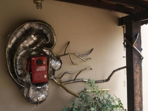 Orelhão em Inox - À VENDA Ze Vasconcellos Metal Sculptures - Ze Vasconcellos Metal Sculptures - Metal Sculptures - Campinas - São Paulo - Brasil - 11