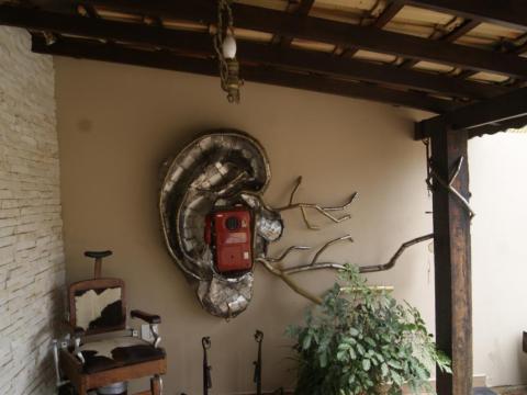 Orelhão em Inox - À VENDA Ze Vasconcellos Metal Sculptures - Ze Vasconcellos Metal Sculptures - Metal Sculptures - Campinas - São Paulo - Brasil - 7