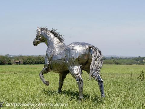 Quarto de Milha  - Oklahomma Ze Vasconcellos Metal Sculptures - Ze Vasconcellos Metal Sculptures - Metal Sculptures - Campinas - São Paulo - Brasil - 5