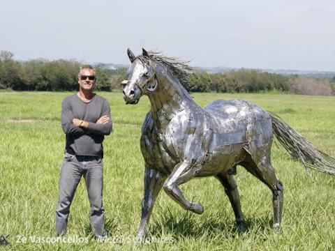 Quarto de Milha  - Oklahomma Ze Vasconcellos Metal Sculptures - Ze Vasconcellos Metal Sculptures - Metal Sculptures - Campinas - São Paulo - Brasil - 13