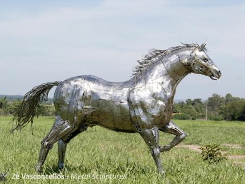 Quarto de Milha  - Oklahomma Ze Vasconcellos Metal Sculptures - Ze Vasconcellos Metal Sculptures - Metal Sculptures - Campinas - São Paulo - Brasil - 12