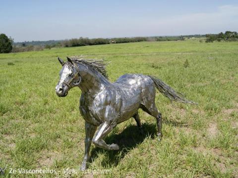 Quarto de Milha  - Oklahomma Ze Vasconcellos Metal Sculptures - Ze Vasconcellos Metal Sculptures - Metal Sculptures - Campinas - São Paulo - Brasil - 9