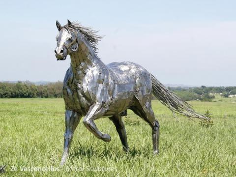 Quarto de Milha  - Oklahomma Ze Vasconcellos Metal Sculptures - Ze Vasconcellos Metal Sculptures - Metal Sculptures - Campinas - São Paulo - Brasil - 11