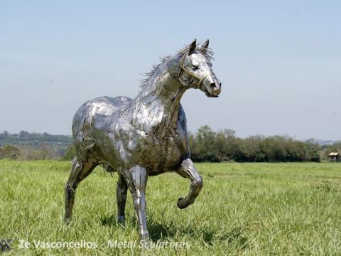 Quarto de Milha  - Oklahomma Ze Vasconcellos Metal Sculptures - Ze Vasconcellos Metal Sculptures - Metal Sculptures - Campinas - São Paulo - Brasil - 2