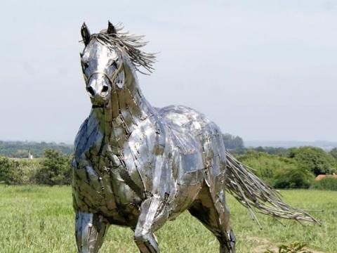 Quarto de Milha  - Oklahomma Ze Vasconcellos Metal Sculptures - Ze Vasconcellos Metal Sculptures - Metal Sculptures - Campinas - São Paulo - Brasil - 3