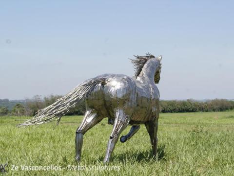 Quarto de Milha  - Oklahomma Ze Vasconcellos Metal Sculptures - Ze Vasconcellos Metal Sculptures - Metal Sculptures - Campinas - São Paulo - Brasil - 4