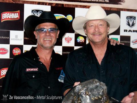 Chapéu em Inox para Alan Jackson Ze Vasconcellos Metal Sculptures - Ze Vasconcellos Metal Sculptures - Metal Sculptures - Campinas - São Paulo - Brasil - 1