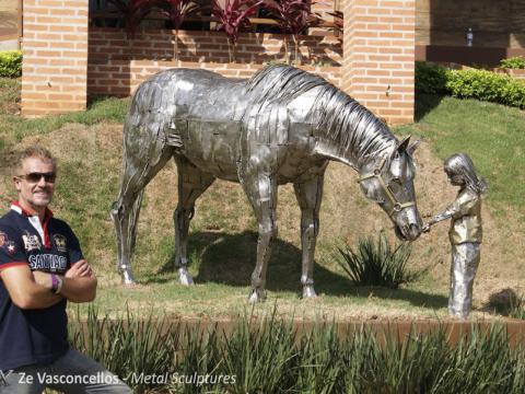Haras Ana Dantas - Roxão Ze Vasconcellos Metal Sculptures - Ze Vasconcellos Metal Sculptures - Metal Sculptures - Campinas - São Paulo - Brasil - 12