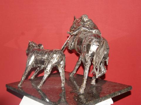 Vaquejada - À VENDA Ze Vasconcellos Metal Sculptures - Ze Vasconcellos Metal Sculptures - Metal Sculptures - Campinas - São Paulo - Brasil - 6