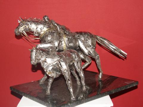 Vaquejada - À VENDA Ze Vasconcellos Metal Sculptures - Ze Vasconcellos Metal Sculptures - Metal Sculptures - Campinas - São Paulo - Brasil - 1