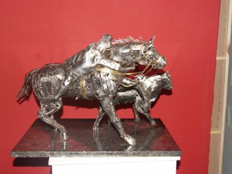 Vaquejada - À VENDA Ze Vasconcellos Metal Sculptures - Ze Vasconcellos Metal Sculptures - Metal Sculptures - Campinas - São Paulo - Brasil - 4