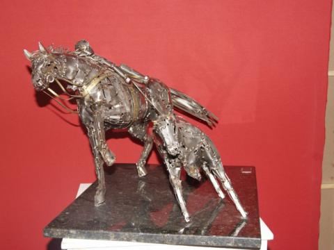 Vaquejada - À VENDA Ze Vasconcellos Metal Sculptures - Ze Vasconcellos Metal Sculptures - Metal Sculptures - Campinas - São Paulo - Brasil - 2