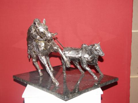 Vaquejada - À VENDA Ze Vasconcellos Metal Sculptures - Ze Vasconcellos Metal Sculptures - Metal Sculptures - Campinas - São Paulo - Brasil - 3