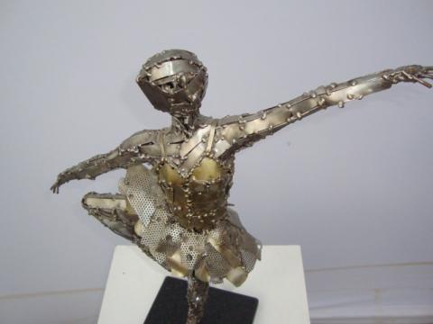 Bailarina - À VENDA Ze Vasconcellos Metal Sculptures - Ze Vasconcellos Metal Sculptures - Metal Sculptures - Campinas - São Paulo - Brasil - 6