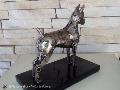 Cachorro - Dog Ze Vasconcellos Metal Sculptures - Ze Vasconcellos Metal Sculptures - Metal Sculptures - Campinas - São Paulo - Brasil - 4