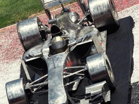 Exposição do F1 em evento no Estádio São Paulo Futebol Clube- Morumbi, São Paulo, Brasil Ze Vasconcellos Metal Sculptures - Ze Vasconcellos Metal Sculptures - Metal Sculptures - Campinas - São Paulo - Brasil - 4