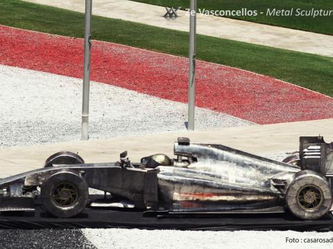 Exposição do F1 em evento no Estádio São Paulo Futebol Clube- Morumbi, São Paulo, Brasil Ze Vasconcellos Metal Sculptures - Ze Vasconcellos Metal Sculptures - Metal Sculptures - Campinas - São Paulo - Brasil - 12