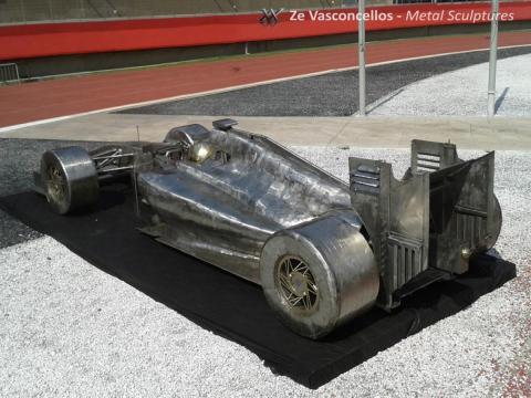 Exposição do F1 em evento no Estádio São Paulo Futebol Clube- Morumbi, São Paulo, Brasil Ze Vasconcellos Metal Sculptures - Ze Vasconcellos Metal Sculptures - Metal Sculptures - Campinas - São Paulo - Brasil - 11