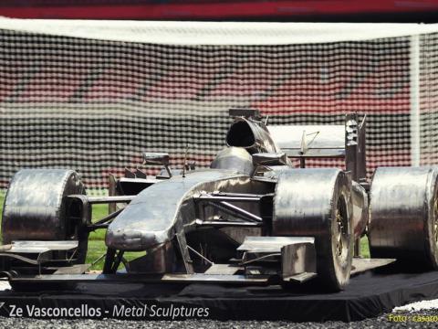 Exposição do F1 em evento no Estádio São Paulo Futebol Clube- Morumbi, São Paulo, Brasil Ze Vasconcellos Metal Sculptures - Ze Vasconcellos Metal Sculptures - Metal Sculptures - Campinas - São Paulo - Brasil - 7