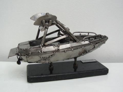 Barco - Weakboard Ze Vasconcellos Metal Sculptures - Ze Vasconcellos Metal Sculptures - Metal Sculptures - Campinas - São Paulo - Brasil - 3