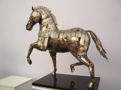 Cavalo Lusitano Ze Vasconcellos Metal Sculptures - Ze Vasconcellos Metal Sculptures - Metal Sculptures - Campinas - São Paulo - Brasil - 6
