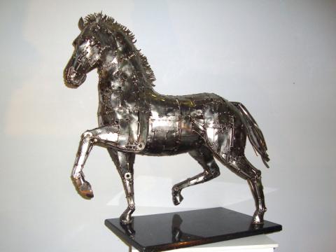 Cavalo Lusitano Ze Vasconcellos Metal Sculptures - Ze Vasconcellos Metal Sculptures - Metal Sculptures - Campinas - São Paulo - Brasil - 8