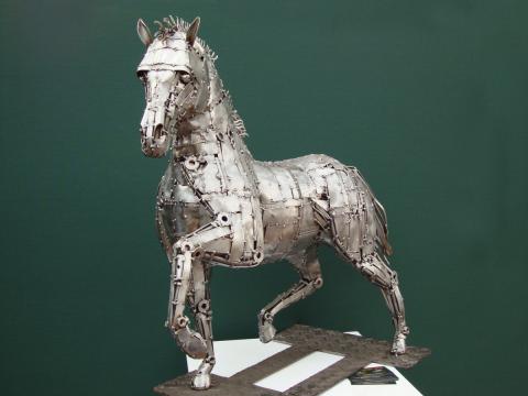 Cavalo Lusitano Ze Vasconcellos Metal Sculptures - Ze Vasconcellos Metal Sculptures - Metal Sculptures - Campinas - São Paulo - Brasil - 3