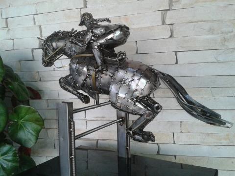 Hipismo - Patas no Ar - À V ENDA Ze Vasconcellos Metal Sculptures - Ze Vasconcellos Metal Sculptures - Metal Sculptures - Campinas - São Paulo - Brasil - 4