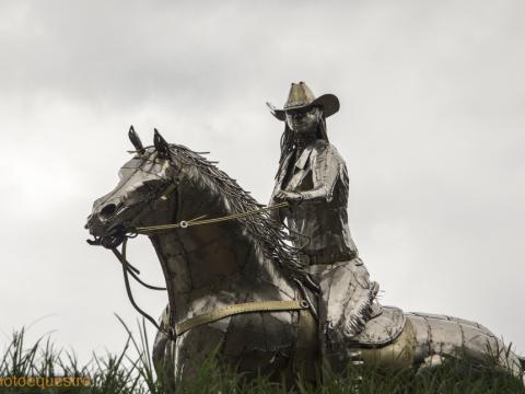 Prova do Tambor - Quarter Horse Ze Vasconcellos Metal Sculptures - Ze Vasconcellos Metal Sculptures - Metal Sculptures - Campinas - São Paulo - Brasil - 3