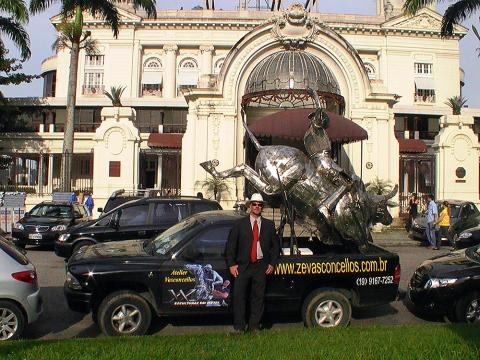 Grande Premio Brasil - RJ Metal Sulpture, Sculpture Steel, Escultura em Meta, Horse Metal, Ze Vasconcellos - Ze Vasconcellos Metal Sculptures - Metal Sculptures - Campinas - São Paulo - Brasil - 7