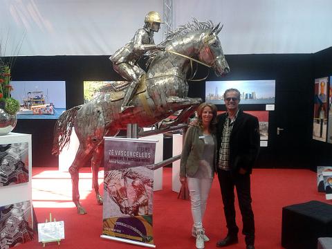 Metec, Dusseldorf - Alemanha Metal Sulpture, Sculpture Steel, Escultura em Meta, Horse Metal, Ze Vasconcellos - Ze Vasconcellos Metal Sculptures - Metal Sculptures - Campinas - São Paulo - Brasil - 3