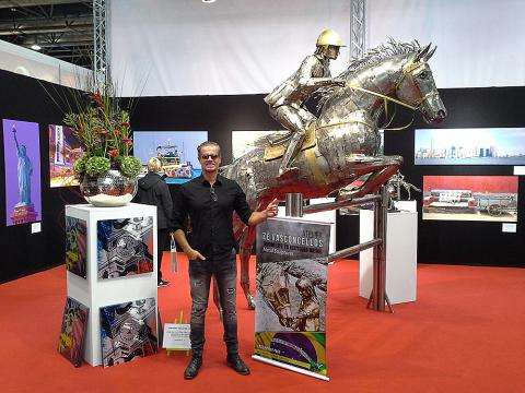 Metec, Dusseldorf - Alemanha Metal Sulpture, Sculpture Steel, Escultura em Meta, Horse Metal, Ze Vasconcellos - Ze Vasconcellos Metal Sculptures - Metal Sculptures - Campinas - São Paulo - Brasil - 1