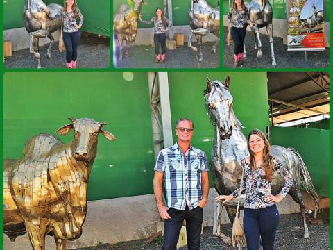 Nacional do Quarto de Milha em Avaré 2015 Ze Vasconcellos Metal Sculptures - Ze Vasconcellos Metal Sculptures - Metal Sculptures - Campinas - São Paulo - Brasil - 3