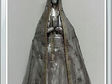 Nossa Senhora Aparecida - Escultura  com 50 cm Ze Vasconcellos Metal Sculptures - Ze Vasconcellos Metal Sculptures - Metal Sculptures - Campinas - São Paulo - Brasil - 1