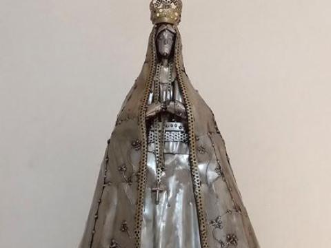 Nossa Senhora Aparecida - Escultura  com 50 cm Ze Vasconcellos Metal Sculptures - Ze Vasconcellos Metal Sculptures - Metal Sculptures - Campinas - São Paulo - Brasil - 2