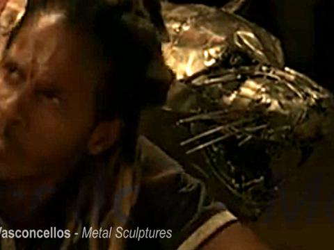 A escultura Onça- Jaguar estréia na Novela - Regra do Jogo - TV Globo Ze Vasconcellos Metal Sculptures - Ze Vasconcellos Metal Sculptures - Metal Sculptures - Campinas - São Paulo - Brasil - 6