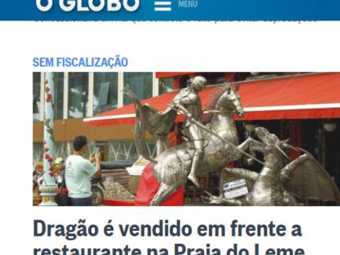 Notícia do Jornal o Globo confunde os cariocas!!! Ze Vasconcellos Metal Sculptures - Ze Vasconcellos Metal Sculptures - Metal Sculptures - Campinas - São Paulo - Brasil - 2