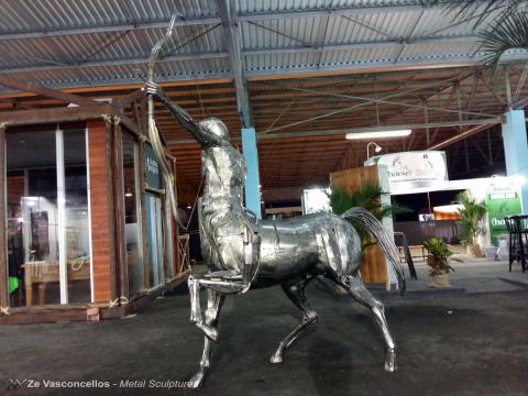 Centauro é exposto no Global Equus- no Haras Raphaela em SP Ze Vasconcellos Metal Sculptures - Ze Vasconcellos Metal Sculptures - Metal Sculptures - Campinas - São Paulo - Brasil - 2