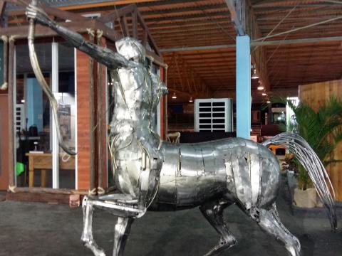 Centauro é exposto no Global Equus- no Haras Raphaela em SP Ze Vasconcellos Metal Sculptures - Ze Vasconcellos Metal Sculptures - Metal Sculptures - Campinas - São Paulo - Brasil - 4