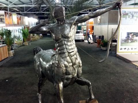 Centauro é exposto no Global Equus- no Haras Raphaela em SP Ze Vasconcellos Metal Sculptures - Ze Vasconcellos Metal Sculptures - Metal Sculptures - Campinas - São Paulo - Brasil - 5