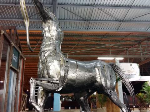 Centauro é exposto no Global Equus- no Haras Raphaela em SP Ze Vasconcellos Metal Sculptures - Ze Vasconcellos Metal Sculptures - Metal Sculptures - Campinas - São Paulo - Brasil - 3